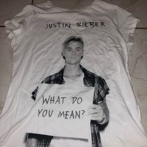 Justin Bieber “ What do you mean? “ Tee